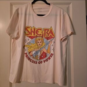 SHEIN cream She-Ra Princess of Power t-shirt Size XL